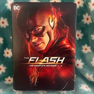 DC The Flash Seasons 1-4 DVD Set - Red and Black